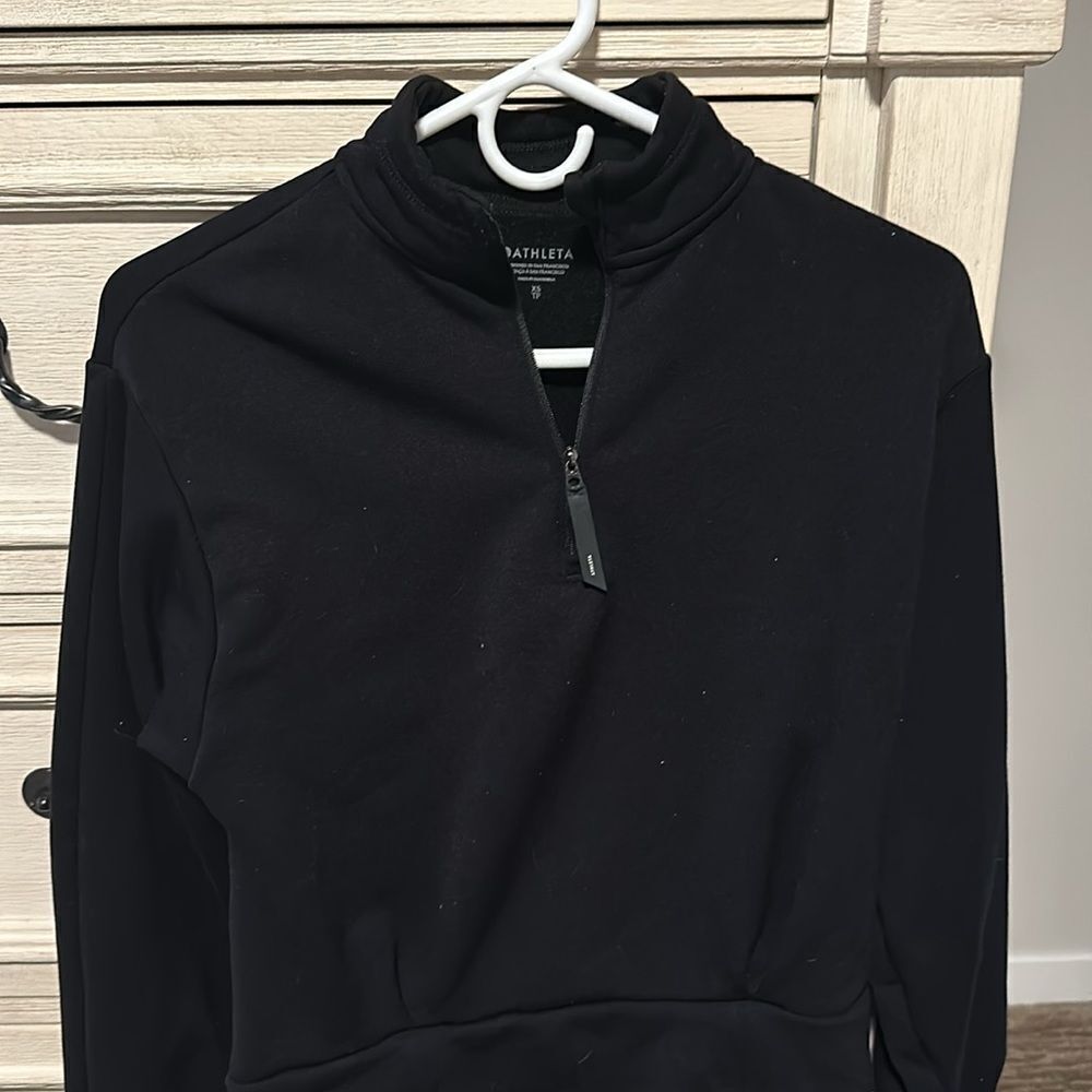 Athleta fleece half zip